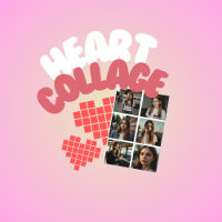 Kpop Idol Verjaardag Fancafe Pixel Hart Collage