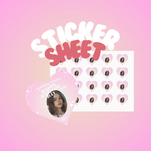 Kpop Idol Verjaardag Fancafe Stijl Sticker