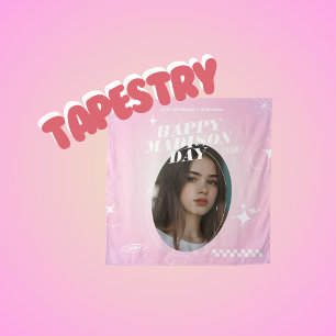 Kpop Idol Verjaardag Fancafe Stijl Tapijt Wandkleed
