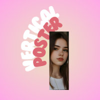 Kpop Idol Verjaardag Fancafe Stijl Verticaal Poste