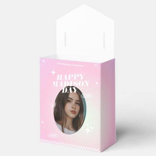 Kpop Idol Verjaardag Fancafe Style Bedankdoosjes (Geopend)