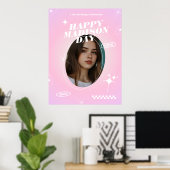 Kpop Idol Verjaardag Fancafe Style Poster (Thuiskantoor)