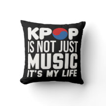 Kpop Is My Life Slogan Afbeeldingen (donker)
