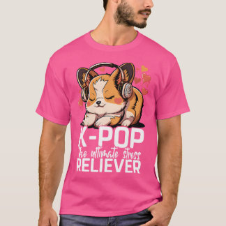 Kpop Items Bias Corgi Dog Korean Pop Merch K-Pop M T-shirt