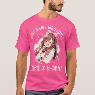 Kpop Koreaanse popmuziek Gewoon een meisje die hou T-shirt