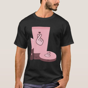 Kpop Korean Drama Make-up K pop Hart Merch T-shirt