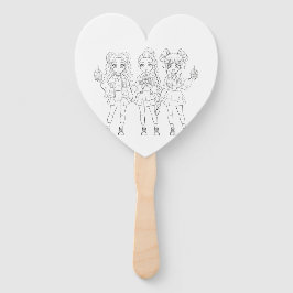 KPOP-meidengroep verjaardag kleur de fan favoriet Handwaaier