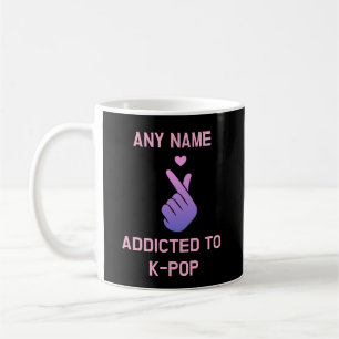 Kpop Mok Custom Koreaans Cadeau Verslaafd aan K-Po