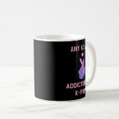 Kpop Mug Custom Korean Gift Addicted to K-Pop  (Devant droit)