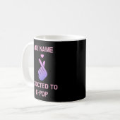 Kpop Mug Custom Korean Gift Addicted to K-Pop  (Devant gauche)