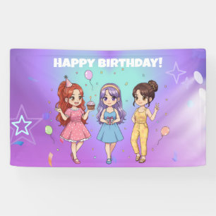 KPOP-verjaardag Spandoek
