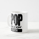 KPOP-verslaving 100% Koffiemok (Voorkant links)