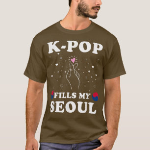Kpop Women's Korean Music Manga Seoul Hallyu Asian T-shirt