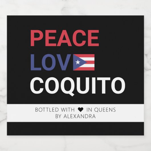 Kquito kerstmis set en label voor dranken likeurfles etiket (Enkel label)