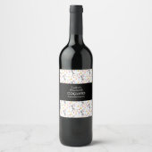 Kquito Recipe Drink Palm Trees Modern Egg Nog Wijn Etiket (Voorkant)