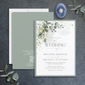 KR-code Botanische groen-Waterverf Kaart