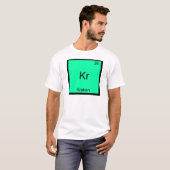 Kr - Kraken Funny Chemistry Element Symbol T-Shirt (Voorkant volledig)