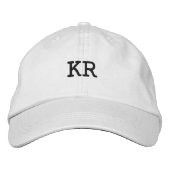 KR Letter Dashing Verbluffend-Handsome Schattig-Pe Geborduurde Pet (Voorkant)