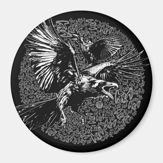 KRA KRA! MAGNEET (Voorkant)