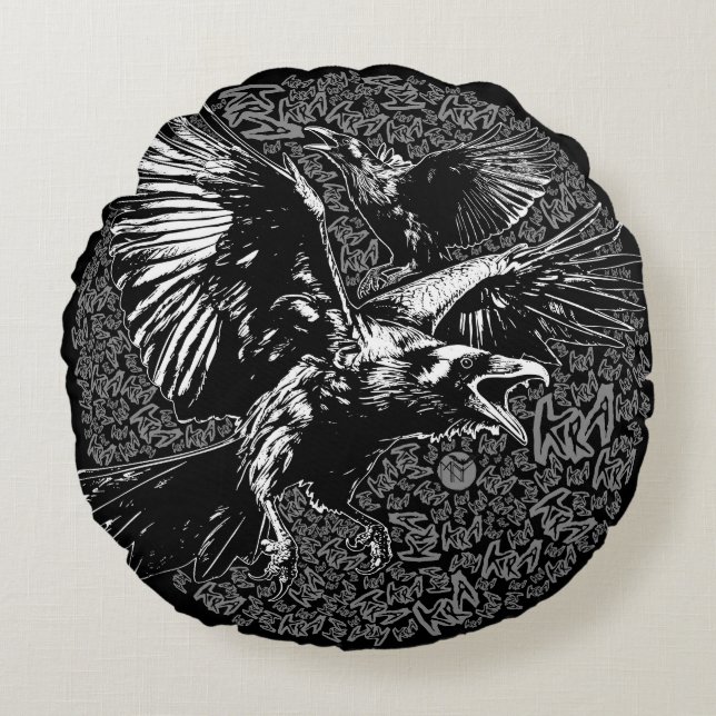 KRA KRA! ROND KUSSEN (Voorkant)