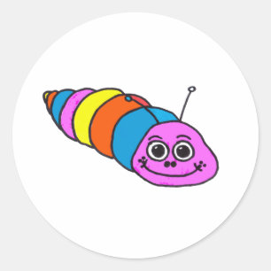 kraagster ronde sticker