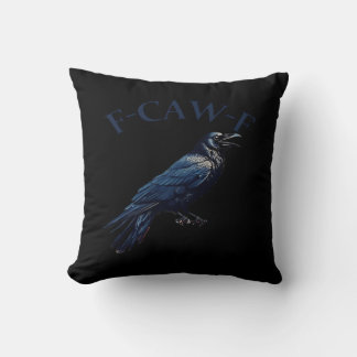 Kraai, F-Caw-F Grappige Vogel Creatieve Casual Kussen