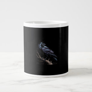 Kraai, F-Caw-F Grappige Vogel Grappige Quote Extra Grote Beker