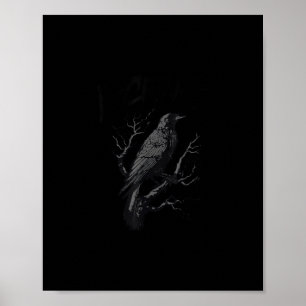 Kraai, F-Caw-F Grappige Vogel Vintage Stijl Poster