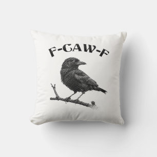 Kraai F-CAW-F Halloween Kussen
