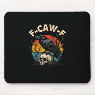 Kraai F-Caw-F Raaf Vogel Humor Meme Grappig Muismat