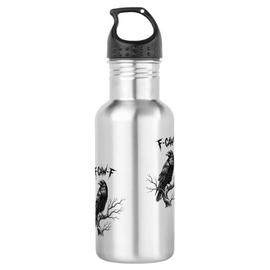 Kraai - F-CAW-F Waterfles (Achterkant)