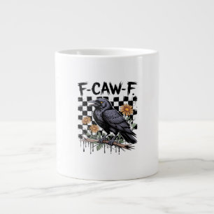 Kraai Flowral, F-Caw-F Grappige Vogel FCAWF Maan G Extra Grote Beker
