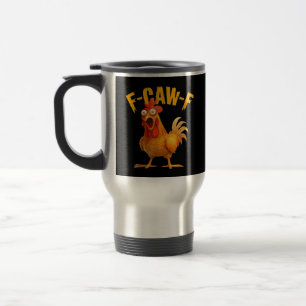 Kraai Humor F-Caw-F Gotische Grappige Retro Koel Reisbeker