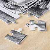 Kraai in  bad legpuzzel (Zijkant)