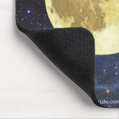 Kraai, Maan & Buitenruimte Mousepad Muismat (Hoek)