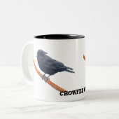 KRAAI OP EEN KABEL MOKKEN (Voorkant links)