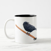 KRAAI OP EEN KABEL MOKKEN (Links)