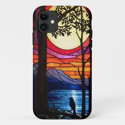 Kraai op tak Case-Mate iPhone case (Achterkant)