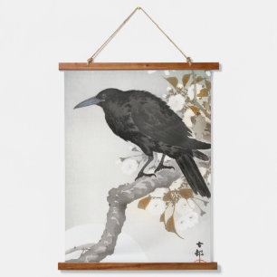 Kraai Raven Koson Japanse Vogel Kraai Hangend Wandkleed