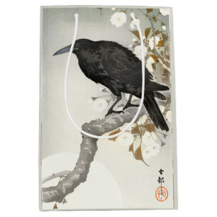 Kraai Raven Koson Japanse Vogel Kraai Medium Cadeauzakje