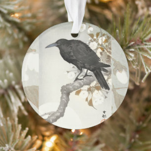 Kraai Raven Koson Japanse Vogel Kraai Ornament