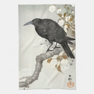 Kraai Raven Koson Japanse Vogel Kraai Theedoek