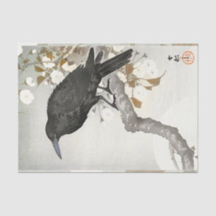 Kraai Raven Koson Japanse Vogel Kraai Tissuepapier