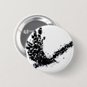 kraai ronde button 5,7 cm (Voorkant /achterkant)