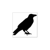 Kraai silhouet kunst stempel (Afrduk)