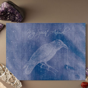 Kraai Spirit Animal Cutting Board - Altaardecor Snijplank