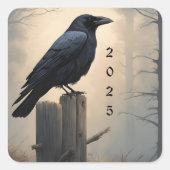 kraai sticker (Voorkant)