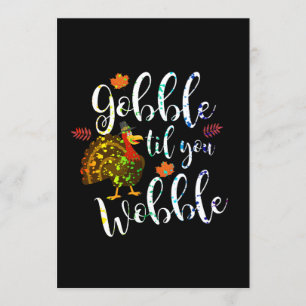 Kraai Tot Je Wankelt Thanksgiving Regenboog Kaart