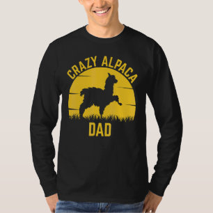 Kraaie Alpaca Vader Alpaca Familie Vintage Zonso T-shirt