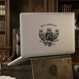 Kraaien beoordelen Grappig Sarcastisch Raaf Gothis Sticker